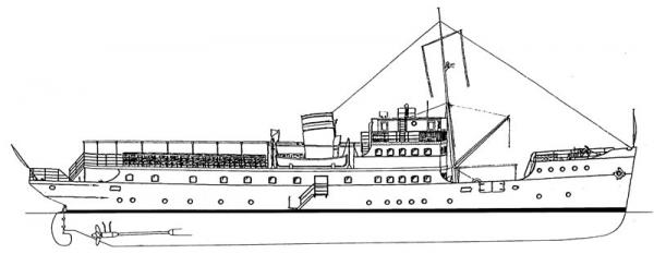 MERGELLINA (ex-PRINCIPESSA DI PIEMONTE)  - nave passeggeri costiera     (**)