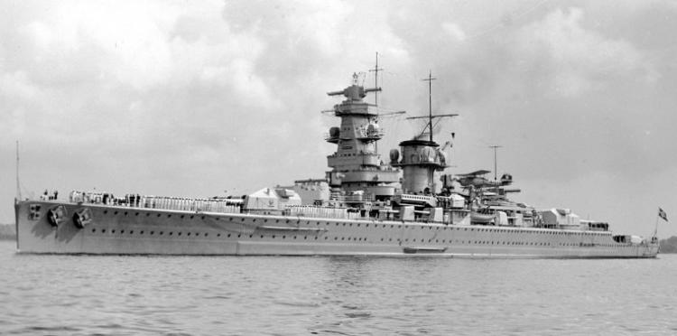 ADMIRAL GRAF SPEE - corazzata tedesca    (**)