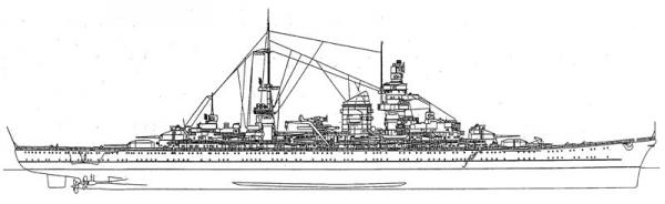 PRINZ EUGEN - incrociatore tedesco    (**)