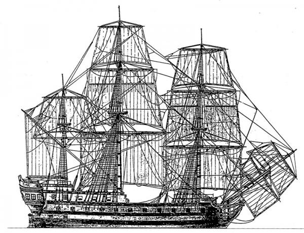 KONIG VON  PREUSSEN - vascello  (**)