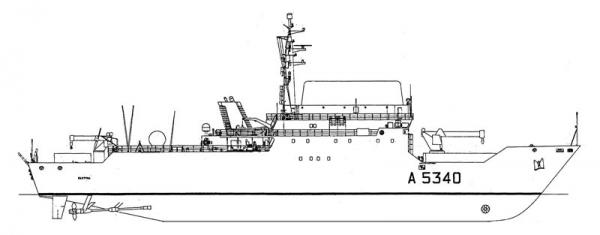 ELETTRA - nave oceanografica    (**)