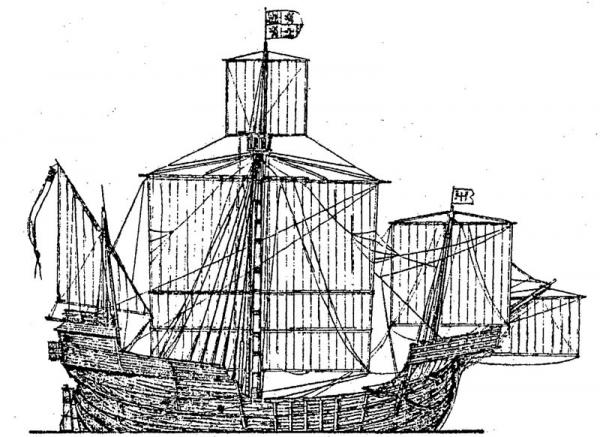 SANTA MARIA  - nao caravella (**)