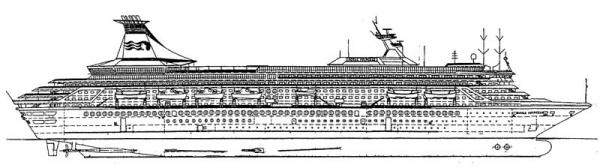 ROYAL PRINCESS - nave da crociera    (**)