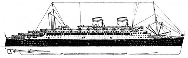 CONTE DI SAVOIA - transatlantico  (**)