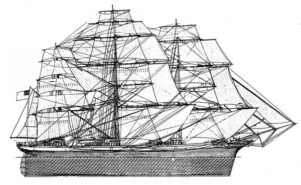 CUTTY SARK - clipper     (**)