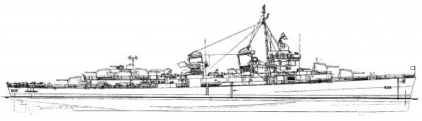 SIGSBEE - cacciatorpediniere USA    (**)