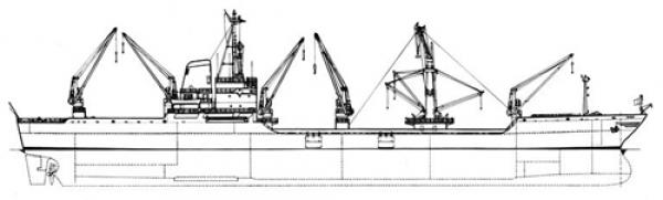 GAZZELLA - nave da carico     (**)