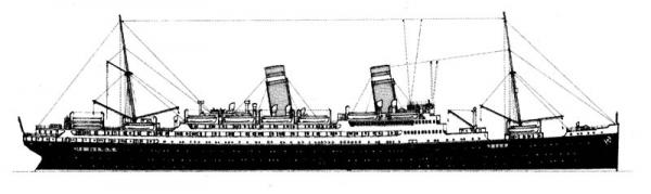 CONTE ROSSO  - transatlantico   (**)