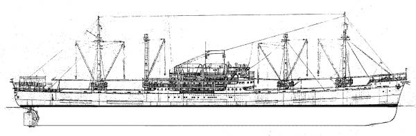 MARIO ROSELLI - nave da carico  (**)