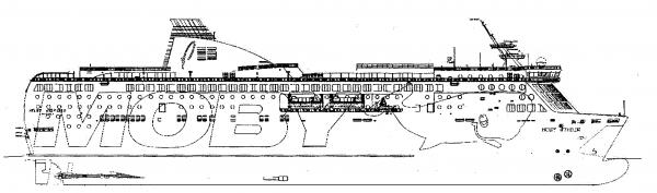 MOBY WONDER - nave traghetto  (**)