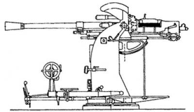 MITRAGLIERA da 37/54 Breda - Mod. 1939