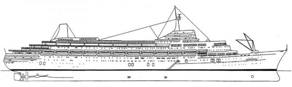 CANBERRA  - transatlantico  (**)