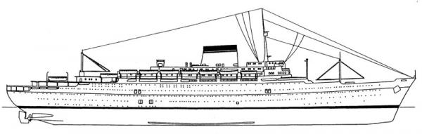 GIULIO CESARE  - transatlantico (**)