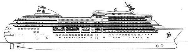 SEVEN SEAS NAVIGATOR  - nave da crociera  (**)