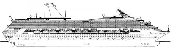 CARNIVAL DESTINY  - nave da crociera    (**)