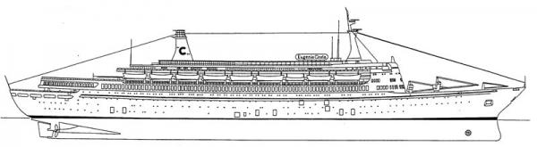 EUGENIO COSTA  - nave da crociera  (**)