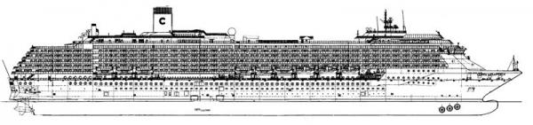 COSTA ATLANTICA  - nave da crociera     (**)