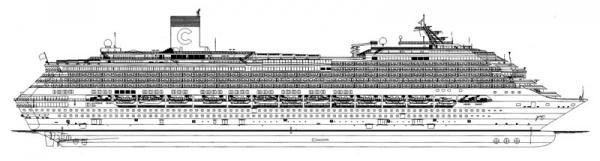 COSTA SERENA  - nave da crociera     (**)