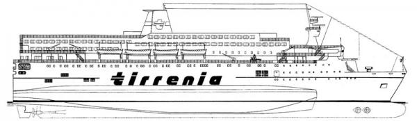Traghetti Classe STRADE CONSOLARI ROMANE  modificati   (**)