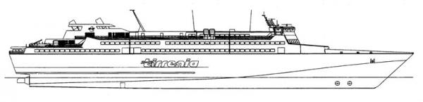 MDV 3000 Classe JUPITER  - traghetto