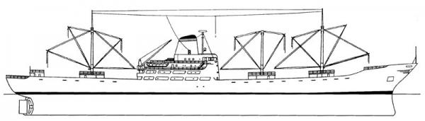 ESQUILINO (1961) - nave da carico (**)